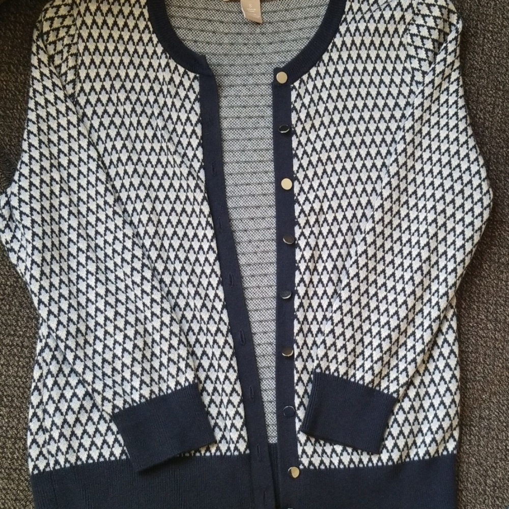 Multi colored cardigan
